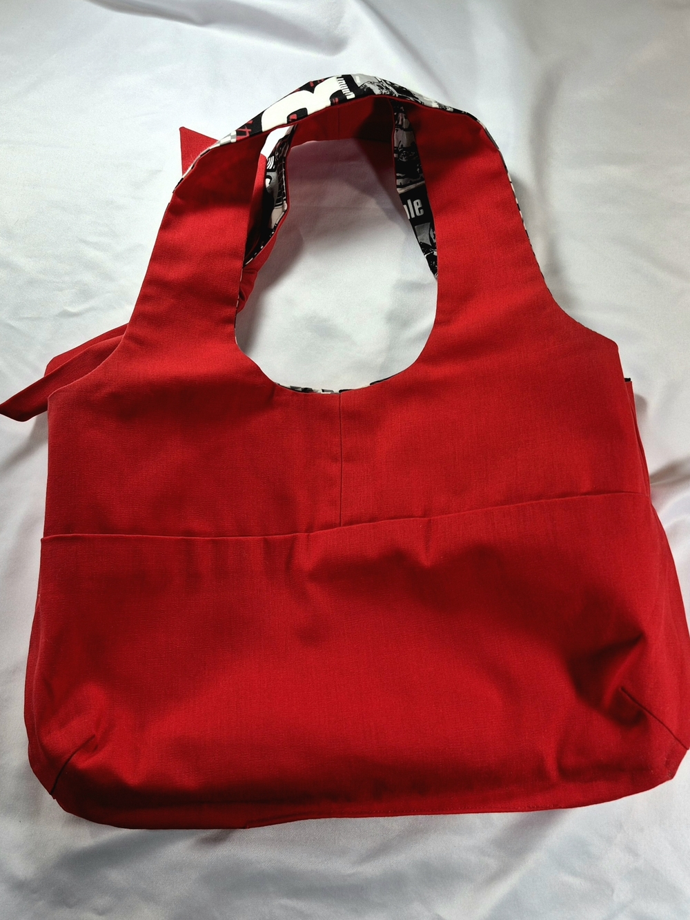 NWOT Handmade Dale Earnhardt Jr. #8 NASCAR Reversible Knot Shoulder Bag - Picture 5 of 7